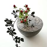 花瓶 一輪挿し おしゃれ 花器 和風 信楽焼 和陶器ベース コロン [soh1951]