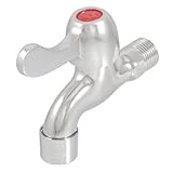 DealMuxホーム浴室1/4回転ハンドル真鍮ショート洗面シンクの蛇口タップ