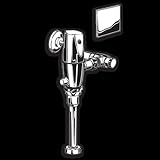 American Standard 6061025.002 Exposed Selectronic AC小便器0.25 GPFフラッシュバルブmulti-ac Powered