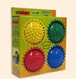 7パックEdushape Sensory Ball 4 in – 4のセット