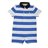 (ポロ ラルフローレン チルドレンズウェア)POLO RALPH LAUREN CHILDRENSWEAR ベビー 男の子 ショートオール Striped Cotton Jersey Shortall