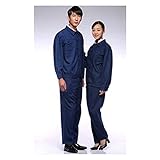 制服・ワークウェア　作業服　着心地よい　長袖　セット　コットン　XL