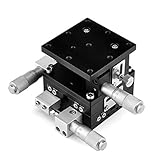 XYZ 3軸手動リニアステージ 60x60mm トリミングベアリングチューニングプラットフォーム スライドテーブル