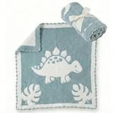 Malibu by enne. ベビー ブランケット ひざ掛け 赤ちゃん おくるみ 毛布 マイクロファイバー 新生児 (Slate/Elephant)