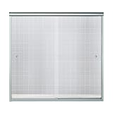 スターリング配管5427 – 59s-g05 Finesse Bathドアバイパス55 – 1 / 2 " H x 54 – 5 / 8 " – 59 – 5 / 8 " Wクリアガラスシルバー