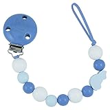 LITTLE MICO PACIFIER HOLDER リトルミコ おしゃぶりホルダー ブルー