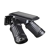 LEDセンサーライト、elelcfanJ 人感センサーライト 防水 電池不要 180角度調整 夜間自動点灯 屋外の歩道/車道/芝生/庭などの照明用 ソーラーライト