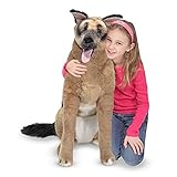 Melissa & Doug Giant German Shepherd – Lifelike Stuffed Animal Dog (over 2 feet tall)
