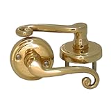 -在庫処分セール- ドアハンドル ドアノブ アンティーク風 ゴールド（金） INK-US3-LH