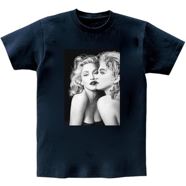 マドンナ　MADONNA & CREW ♥ 　貴重 黒 Tシャツ　Lサイズ ヴィンテージ Vintage 00s 00's MADONNA The Re-Invention Tour