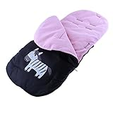 Gobig 3WAYタイプ ベビー用寝袋 おくるみ フットマフ ベビーカーシュラフ 丸洗い 防寒 防水 フリース ベビーカーシート 多機能 3色展開 (ピンク)