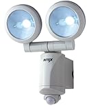 ムサシ RITEX 1.3W×2 LEDセンサーライト 「乾電池式」 LED-220