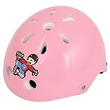 uxcell 自転車ヘルメット　ヘッドピース　子供用　プラスチック　フォーム　ピンク　ホワイト