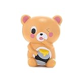 anboor 4.9 " Squishies Bear Honey Jar Kawaii Slow Rising香りつきStress Relief Squishies Kids Toys装飾小道具ギフ