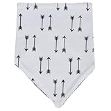 Babies Salivaタオル – TOOGOO ( R )ホワイト赤ちゃんキッズNeonatal三角形Bibs SalivaタオルWaterproof Bibs Feedingバンダナ