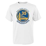ケビンデュラントGolden State Warriors # 35 NBA Youth Name & Number Tシャツホワイト Youth Medium 10/12 ホワイト