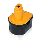 efluky 12V Battery Replacement Power Tools Batteries for Dewalt DE9071 2802K DE9074 DE9075 DC740K DC