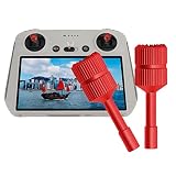 Kimyoaee Fro DJI RC RC2 リモコン 対応 長さ延長ジョイスティック親指Mini 3 Pro ドローン ドローンリモコンアクセサリー用 リモートコントロールサムロッカー アルミ合金製 - 赤