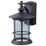 Canarm IOL124BK Treehouse Outdoor Sconce [並行輸入品]