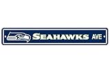 Seattle Seahawksプラスチックストリートサイン" Seahawksドライブ"