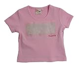 【アウトレット】 肌触り滑らか刺しゅう入り半袖Tシャツ（濠Du） 80cm ピンク