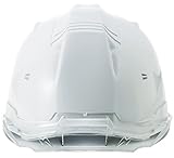 進和化学工業 ヘルメット 通気孔・透明ひさし・スチロールライナー付 SS-19V-TP-RA-WH-BCL