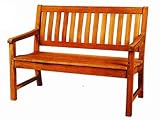 【ガーデン家具】チーク　ラウンドハウスベンチ120