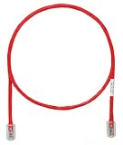 Panduit UTPCH10RDY Category-5E 8-Conductor Non-Booted Patch Cord, 10-Feet, Red by Panduit