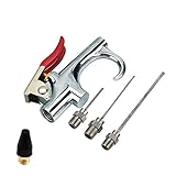 Fenteer エアコンプレッサ　ダスター　エアダスター　エアブローガンキット　延長チップ　ノズル　1/4 インチ　プロ　