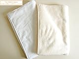 【渡嘉毛織】日本製 ふんわり無撚糸 タオルケット 子供 (天地バイアス) オフホワイト