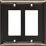 GE 40306 Metallic Double Rocker Wall Plate by GE