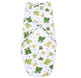 包み込む安心 スワドルミー コットン おくるみ (かえる)