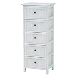 チェスト（アンティークホワイト）　MCH-5375AW  【送料無料】