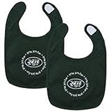 Baby Fanatic Team Color Bibs, New York Jets, 2-Count (Discontinued by Manufacturer) by Baby Fanatic