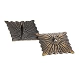 100個入り 方形のくぎ 装飾釘 アンティーク家具タックリベット　ヴィンテージ　スタイル　グリーンブロンズ