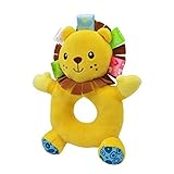 GYBER TM Baby Animal Handbell Round Handbarrows Baby Rattles Baby Educational Lion [並行輸入品]