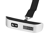 ALLOMN 携帯式デジタルはかり 荷物 旅行はかり 最大50kg ベルト吊り下げ式 旅行者に最適 (バックライトなし)