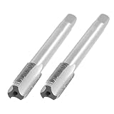 uxcell　ネジM8 x 0.75mm　真っ直ぐ　高速鋼　機械ボトムタップ　2 個入り