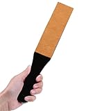 革砥 理容革砥ツール ダブル層牛革 研磨用ボード シェービングツール アクリルハンドル 砥ぎ具 包丁 ナイフ 切れ味 持続 研磨用木台