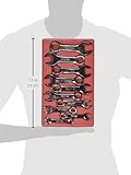ATD Tools 1080 10-Piece SAE High Polish Stubby Combination Wrench Set [並行輸入品]