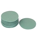 uxcell サンディングディスク 　サンドペーパー　サンドペーパーシート　50枚入り　ライトブルー　炭化ケイ素　7000グリット　101.6mm