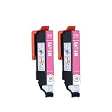 【SEASKY】SAT-LM ライトマゼンタ 染料 2個セット エプソン EPSON 対応 サツマイモ SAT インクカートリッジ 互換インク 純正 と併用可能 残量表示機能付 さつまいも インク ISO9001認証工場 EP-715A EP-815A EP-714A EP-814A EP-712A EP-812A EP-713A EP-813A プリンターインク
