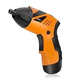 電動ドライバーEletecPro USB充電式 LED照明機能 正逆転可能 電池残量表示 電動式ドリル コードレス 電動DIY工具 USB充電ケーブル付 45個ビット 専用ケース付き USBケープル付