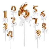 Hanamei ナンバー スティックバルーン 膨らませてお届け 数字スティック 数字 ナンバー 年齢 手持ち 推し活 誕生日 バースデー 風船 フォトプロップス スティック バルーン 記念日 結婚式 男の子 女の子 １歳 七五三 （数字6）