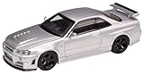 MOTORHELIX 1/64 日産 スカイライン GT-R R34 Z-TUNE Zチューンシルバー 完成品