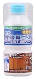和信ペイント 水性外部用ニス 高耐久・日焼け防止剤使用・超微臭で安全 300ml