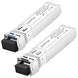 10G SFP+BIDI トランシーバー、10GBASE-BIDI SFP+1270nm / 1330nm 20km DOM トランシーバー モジュール MINI GBIC for Cisco SFP-10G-BX20U-I SFP-10G-BX20D-I Meraki Ubiquiti D-Link Netgear - 1 ペア