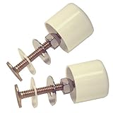 Danco 88883ツイスタートイレキャップwith 1 / 4インチボルト、ホワイト、2 - Pack