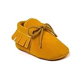 Nasbach　ベビーシューズ　赤ちゃん　キッズ　　ルームシューズ　　黄土色　13cm