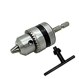 AUTOTOOLHOME 電動 ロータリーハンマードリルチャック電動工具アクセサリーキャップ 1.5-10mm マウント3/8"-24UNF 1/4" 六角シャンク